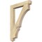 Ekena Millwork Balboa Arts & Crafts Rough Sawn Bracket, Douglas Fir, 4"W x 30"D x 42"H BKT04X30X42BOA03RDF - alternate 1